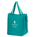 Insulated Non-Woven Grocery Bag w/Insert (13"x10"x15") - Screen Print
